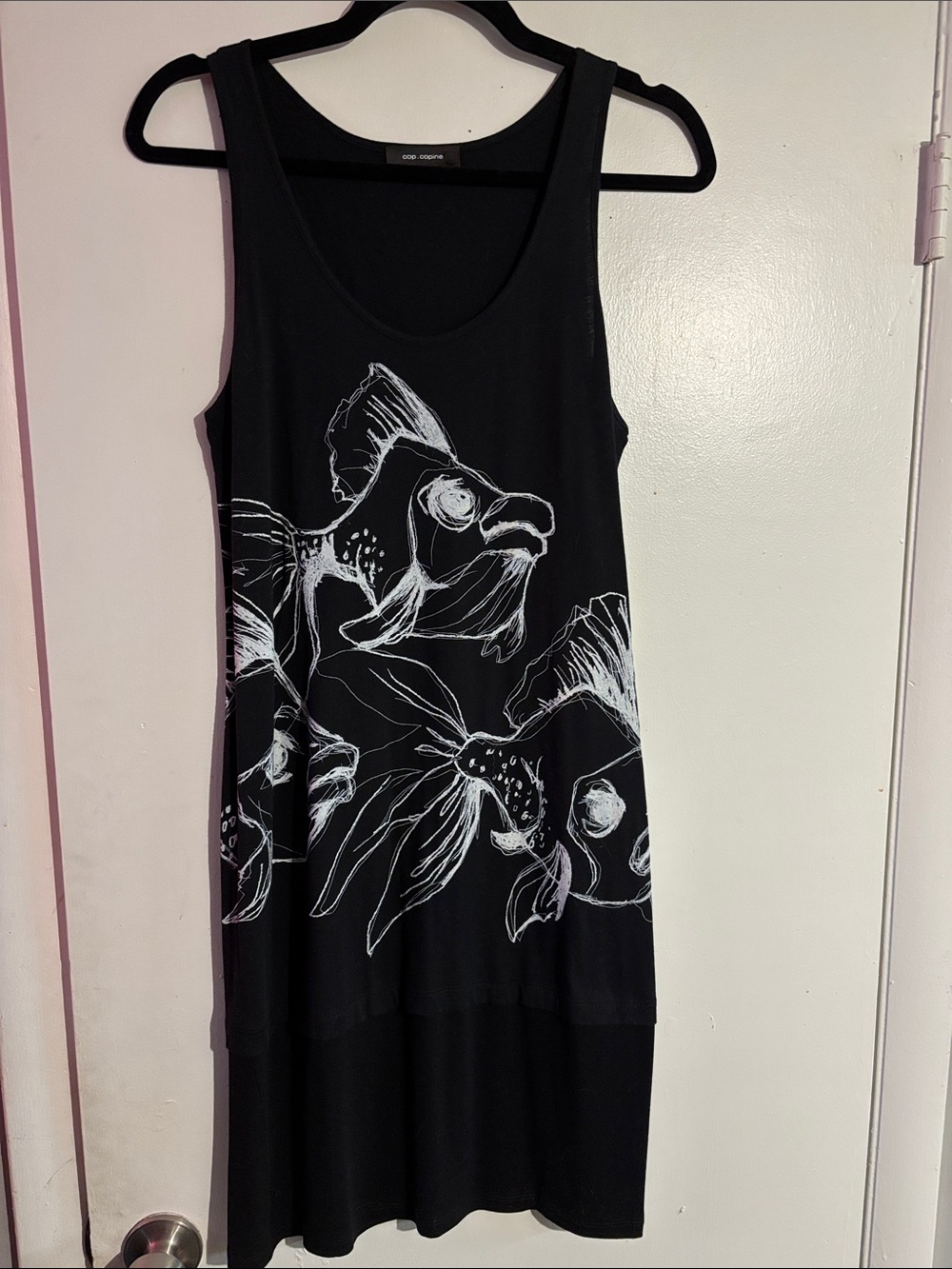 Woman’s Cop Copine layered Sushi tank top. Size S.